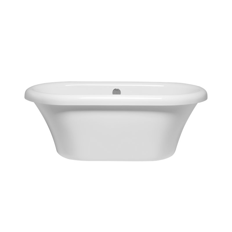 Baignoire de trempage en acrylique autoportante 66 po. X 35 po. Plombbetter, Blanc
