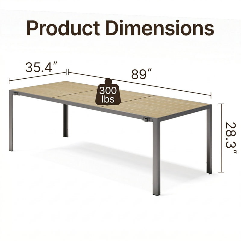 Table de salle à manger d'extérieur