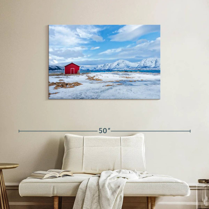 Wintry Norwegian Mountains, 26" H x 39" W