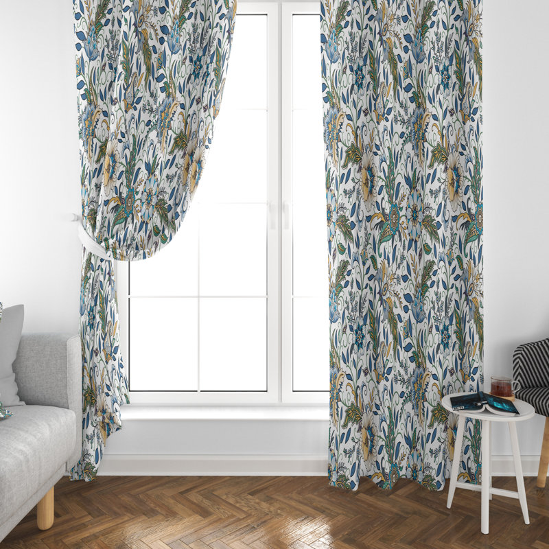 Aniwa Room Darkening Curtain Pair, 40" W x 52" L