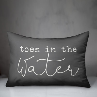 Toes in the Water Outdoor Pillow Cover & Insert