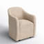 Denice Rolling Dining Arm Chair-1383358885