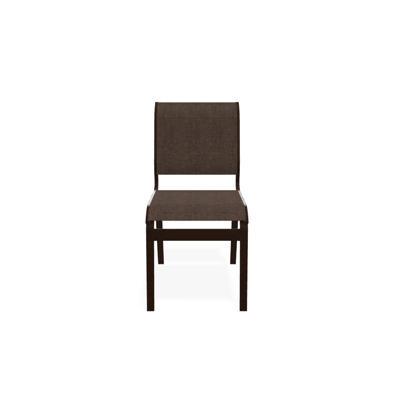 Chaise d'appoint de salle à manger Hiraku, Moka Sunbrella®, Kona texturé