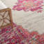 Tapis intérieur oriental ivoire / rose Abbate-594081323