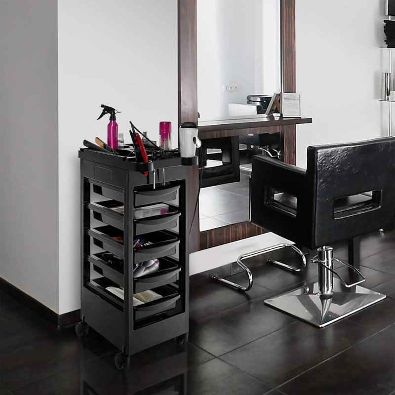 Salon Trolley Cart with Drawers