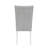 Staccato Tufted Velvet Parsons Chair in Gray