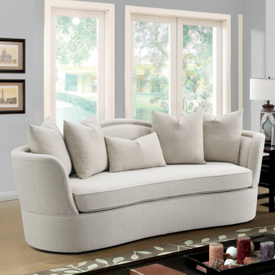 Verona Beige Camel Back Loveseat