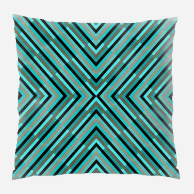 Coussin décoratif géométrique