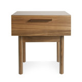 Shale 1 - Drawer Solid Wood Nightstand