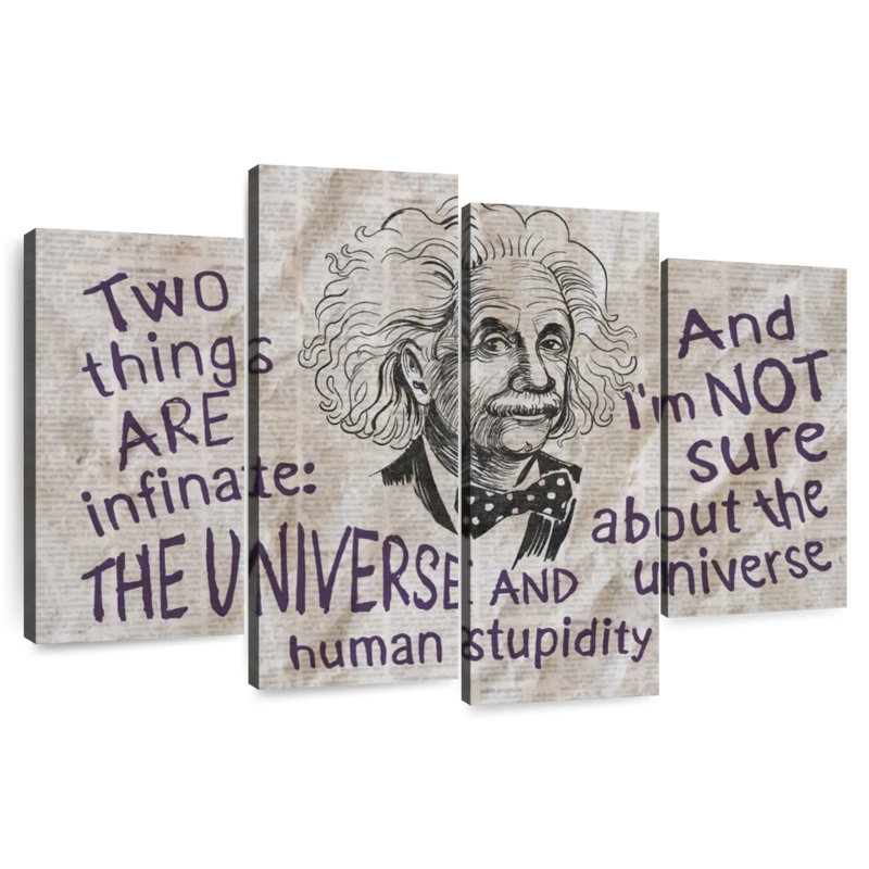 Infinite Universe And Stupidity, 27" H x 43" W