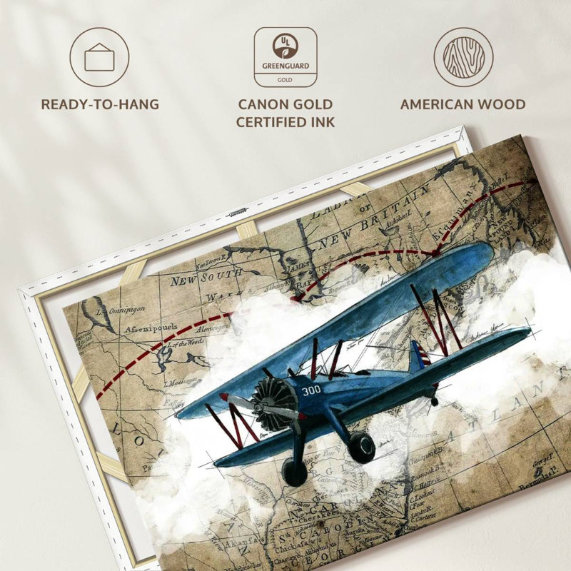 Mehar Biplane I, H 26 po x l 39 po