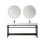 Ensemble de meuble-lavabo double 72 po avec miroir Junious-89468407-89970082-89468404