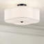 Plafonnier semi-encastré en tissu 4 lumières-1019904914-1019904925