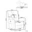 Timitra 85 cm Wide Faux Leather Rocker and Swivel Recliner