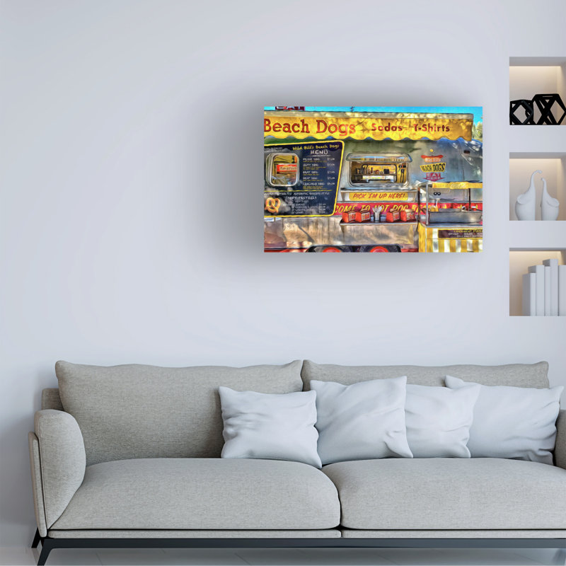 «Food Truck 02» par Martin Fine, impression sur toile tendue, H 22 po x l 32 po