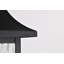 Lanterne suspendue d'extérieur 1 lumière noire matte H 12,38 po Antonietti