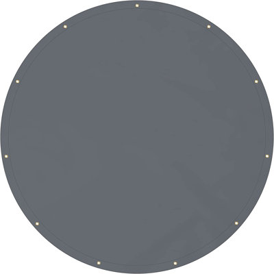 Round Shape Heavy Duty 12 Oz Tarps For Harsh Weather Conditions, UV Tear And Abrasion Resistant, For Pool Patio Garden Equipment(5 x 5 ft)