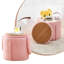Tabouret de coiffeuse rembourré avec rangement-680583564