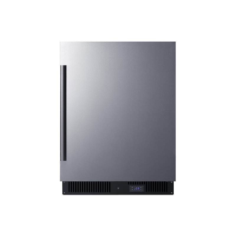 24" Wide Built-In All-Freezer, Silver