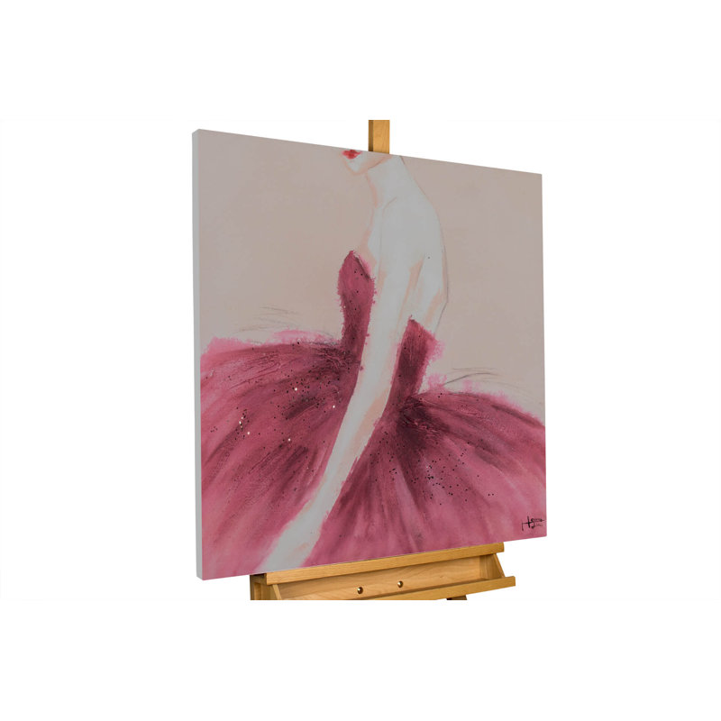 Hand -painted acrylic painting Passionate Dance