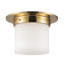 Mineral 8-in Brass Flush Mount-431977228-431977217