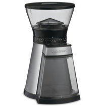 ChefWave Conical Burr Coffee Grinder - 16 Grind Settings Electric Coffee  Bean Grinder - Die Cast Aluminum Housing - Scoop, Cleaning Brush - Coarse  for