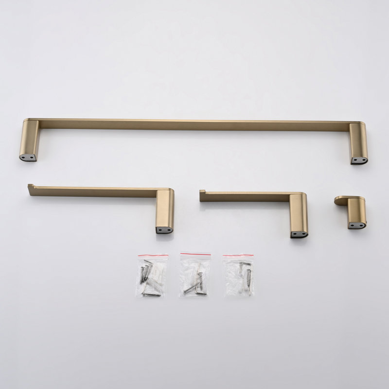 4 - Piece Bathroom Hardware Set