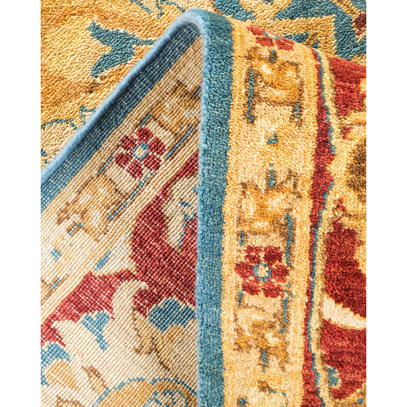 Slusser One-of-a-Kind 6' 1" X 9' 1" Hand Knotted Area Rug