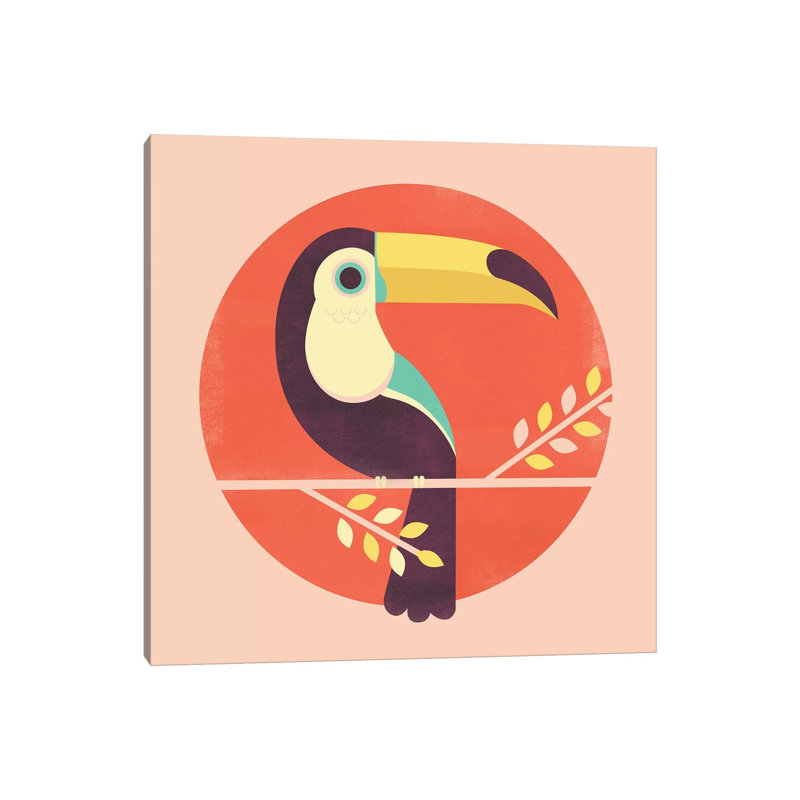 Toucan by Jay Fleck - Wrapped Canvas Print, 45.72 cm H x 45.72 cm W x 1.91 cm D