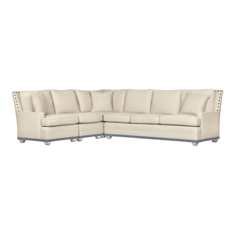 American Bungalow 4-Piece Riverside L-Sectional, Yes, Casa Blanca, Kimoni Natural