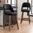 Mid-Century Modern Armless Upholstered Counter Stool-1757312363