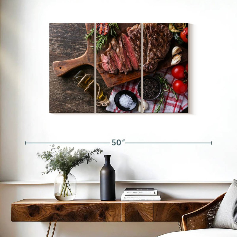 Yarlin Sliced Beef Steak, 24" H x 38" W