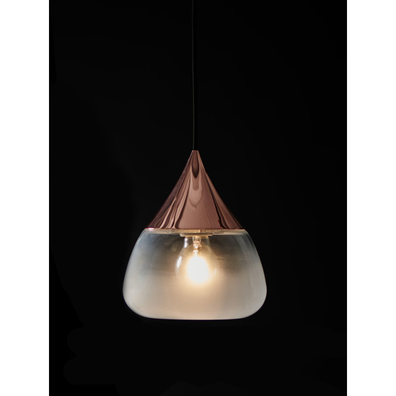Mist 1 - Light Pendant, Copper, 8.2" H x 7.1" W x 8.3" D