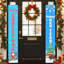 Merry Christmas Doors Banner Ball Porche sign for Christmas Front Front
