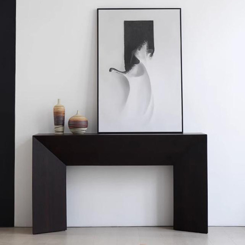 Console de style italien simple et luxueuse, H 33,5 po x l 63 po x P 9,8 po