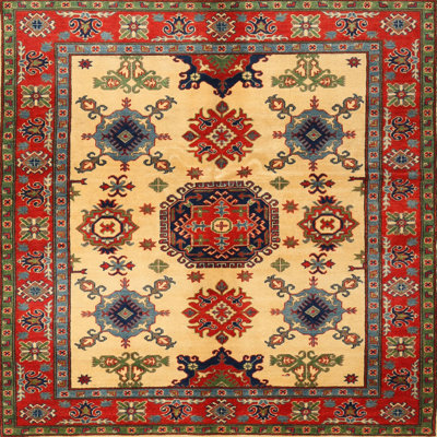 Tapis rouge à motif sud-ouest