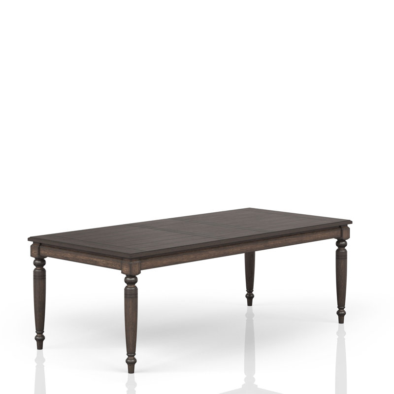 Table de salle à manger extensible Deep Coffee - sièges flexibles pour la famille et les amis