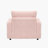 Comfortable Spring Armchair and Ottoman Set with Cup Holder and Corduroy-898069727