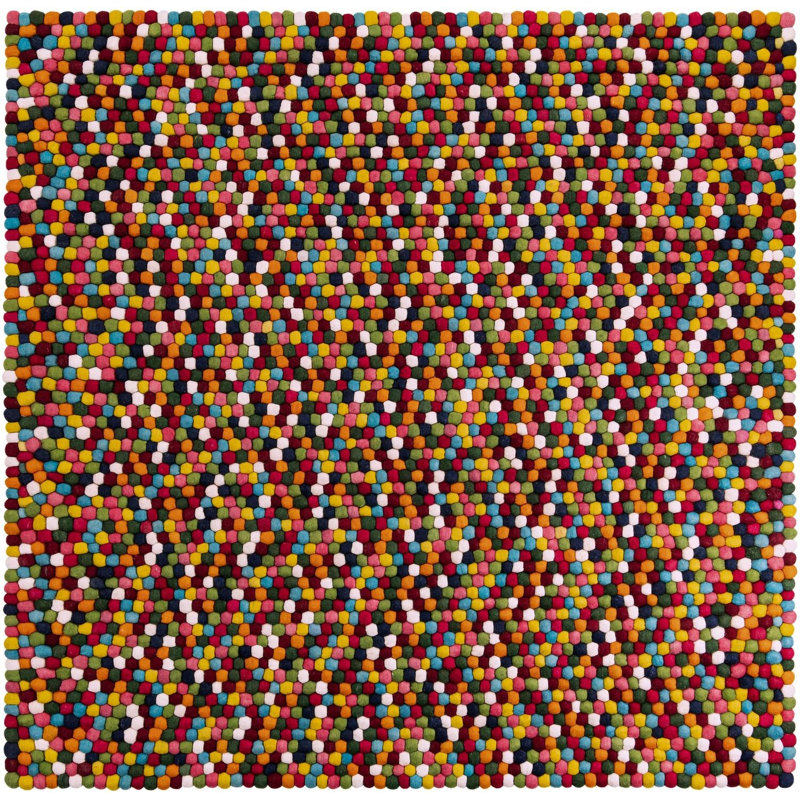 Tapis uni / rayé Rosston, Carré 7 pi 10 po