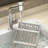 Expandable Over-the-sink Dish Drying Rack, Stainless Steel Collapsible Kitchen Drain Basket