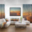 «Solotful Sunset in Sky Cloudscape», reproduction de photo sur toile tendue encadrée-26686429
