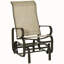 Fauteuil à bascule d'extérieur avec un mouvement de bascule doux, une conception légère et une construction durable pour un confort optimal sur la terrasse et dans le jardin.-1312113629