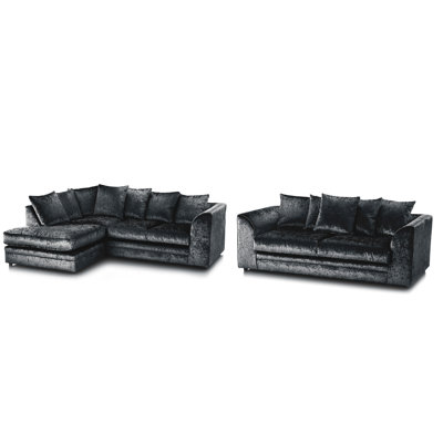Romelia 2 - Piece Velvet Living Room Set