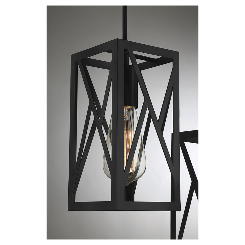 Luminaire suspendu linéaire à 5 lumières pour îlot de cuisine Cailean