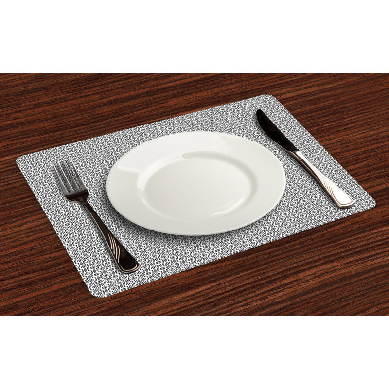 Polyester Abstract Rectangle Placemat