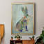 «Fantastic Florals Hare, Sitting», reproduction encadrée de qualité supérieure - prête à être accrochée-88285415-88285416