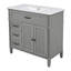 Meuble-lavabo simple 36 po avec plateau en céramique-153222377-139424872