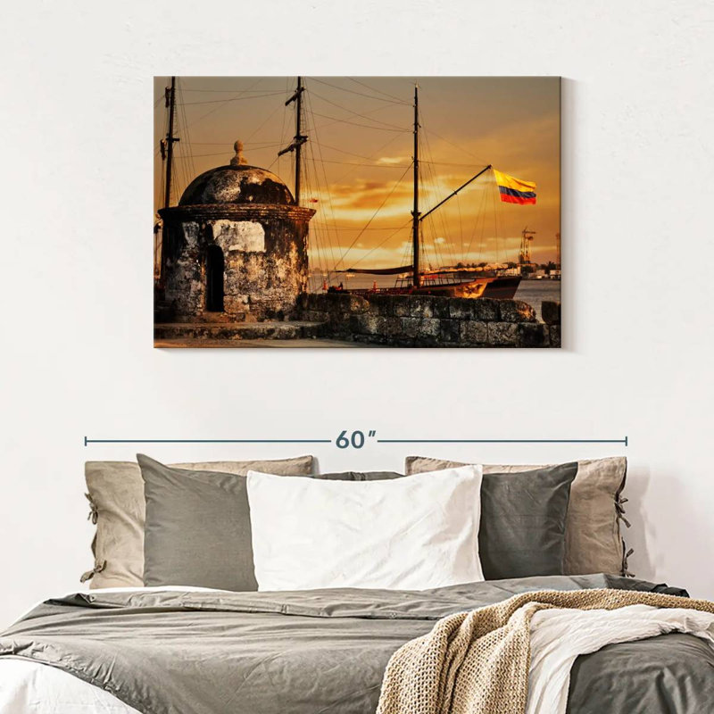 Castillo San Felipe De Barajas, 30" H x 45" W