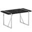 Ensemble de table de salle à manger et 6 chaises avec composants en métal massif-1131216860-1131216851