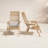 Anyston Solid Teak and Wicker Outdoor Lounge Chairs (Set of 2)-1364449644